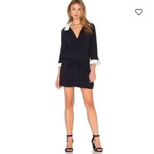 Deby Debo Navy Claire Dress Romper Size XS